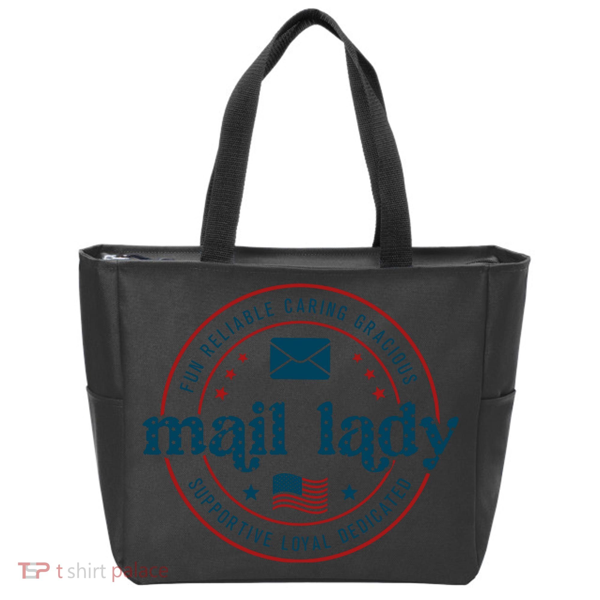 Mail Lady 4th Of July Retro Postal Worker Postal Rural Carrier Tote Bag