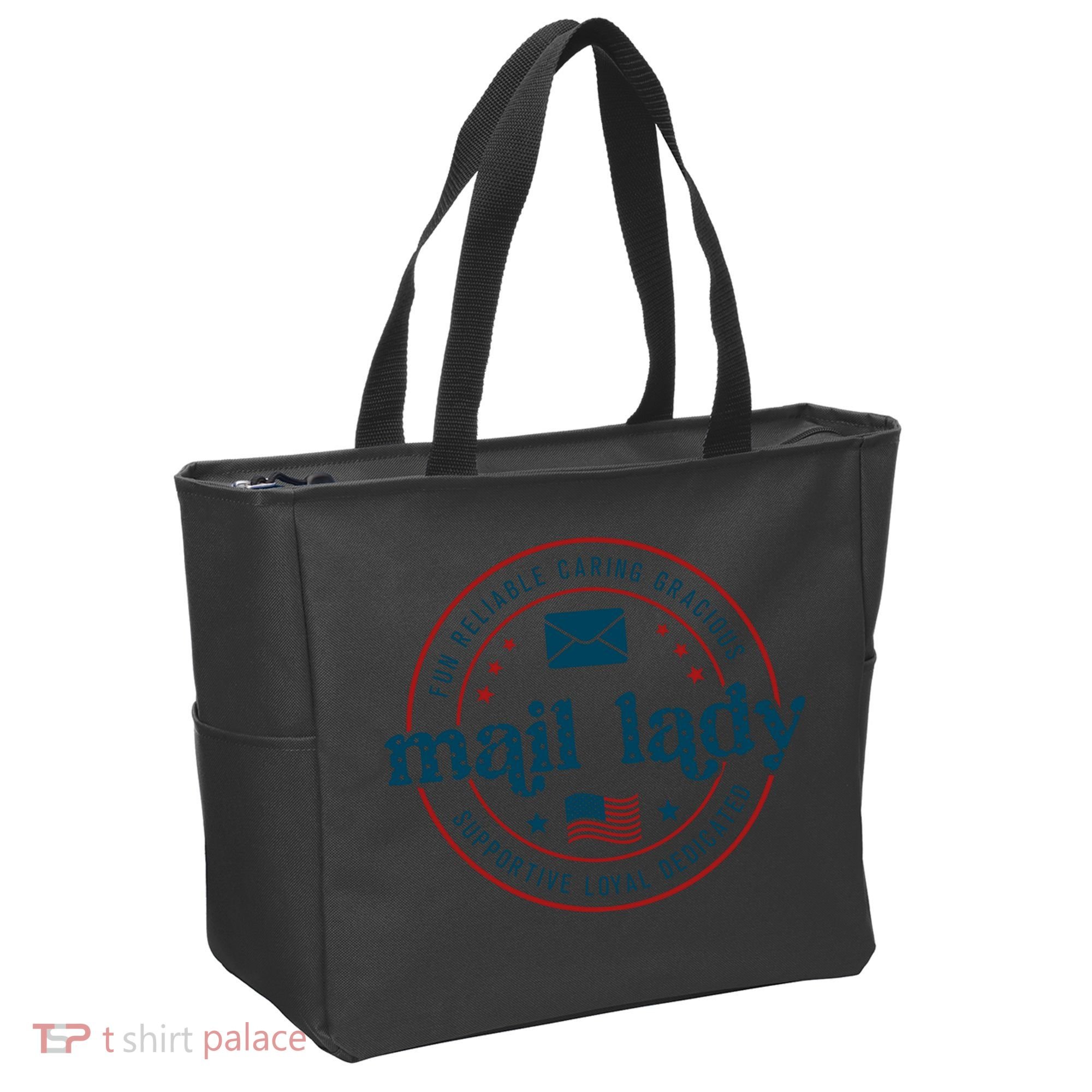 Mail Lady 4th Of July Retro Postal Worker Postal Rural Carrier Tote Bag