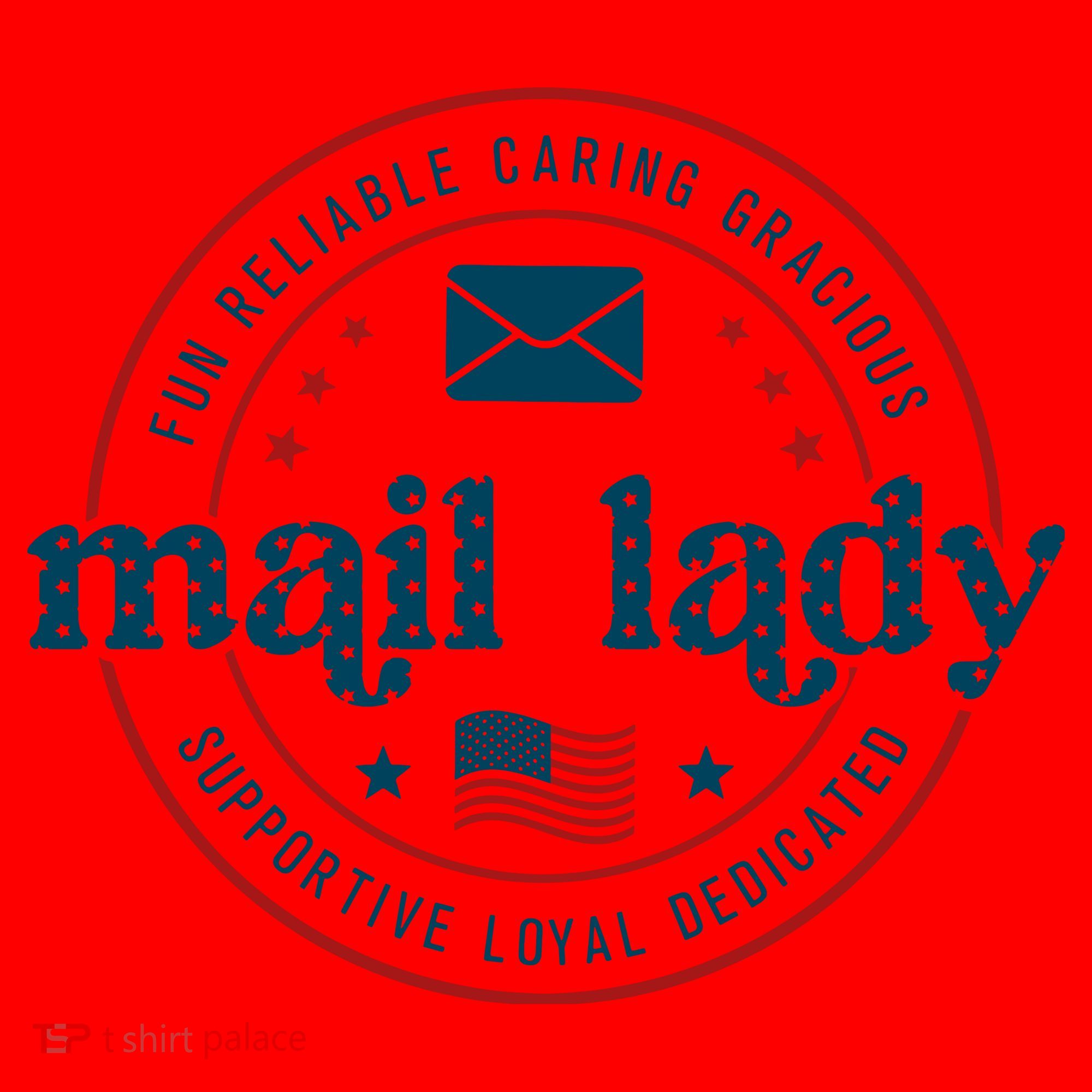 Mail Lady 4th Of July Retro Postal Worker Postal Rural Carrier Santa Hat