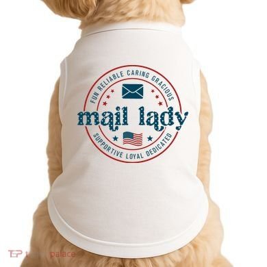 Mail Lady 4th Of July Retro Postal Worker Postal Rural Carrier Doggie Tank