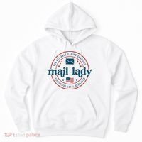 Mail Lady 4th Of July Retro Postal Worker Postal Rural Carrier Hoodie thumb 0