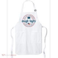 Mail Lady 4th Of July Retro Postal Worker Postal Rural Carrier Apron thumb 0