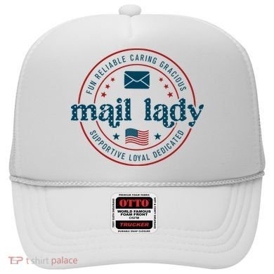 Mail Lady 4th Of July Retro Postal Worker Postal Rural Carrier Hat
