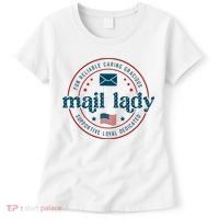 Mail Lady 4th Of July Retro Postal Worker Postal Rural Carrier Women's T-Shirt thumb 0