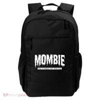 Mombie Like A Zombie But With Kids Funny Halloween Mom Backpack thumb 0