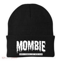 Mombie Like A Zombie But With Kids Funny Halloween Mom Beanie thumb 0