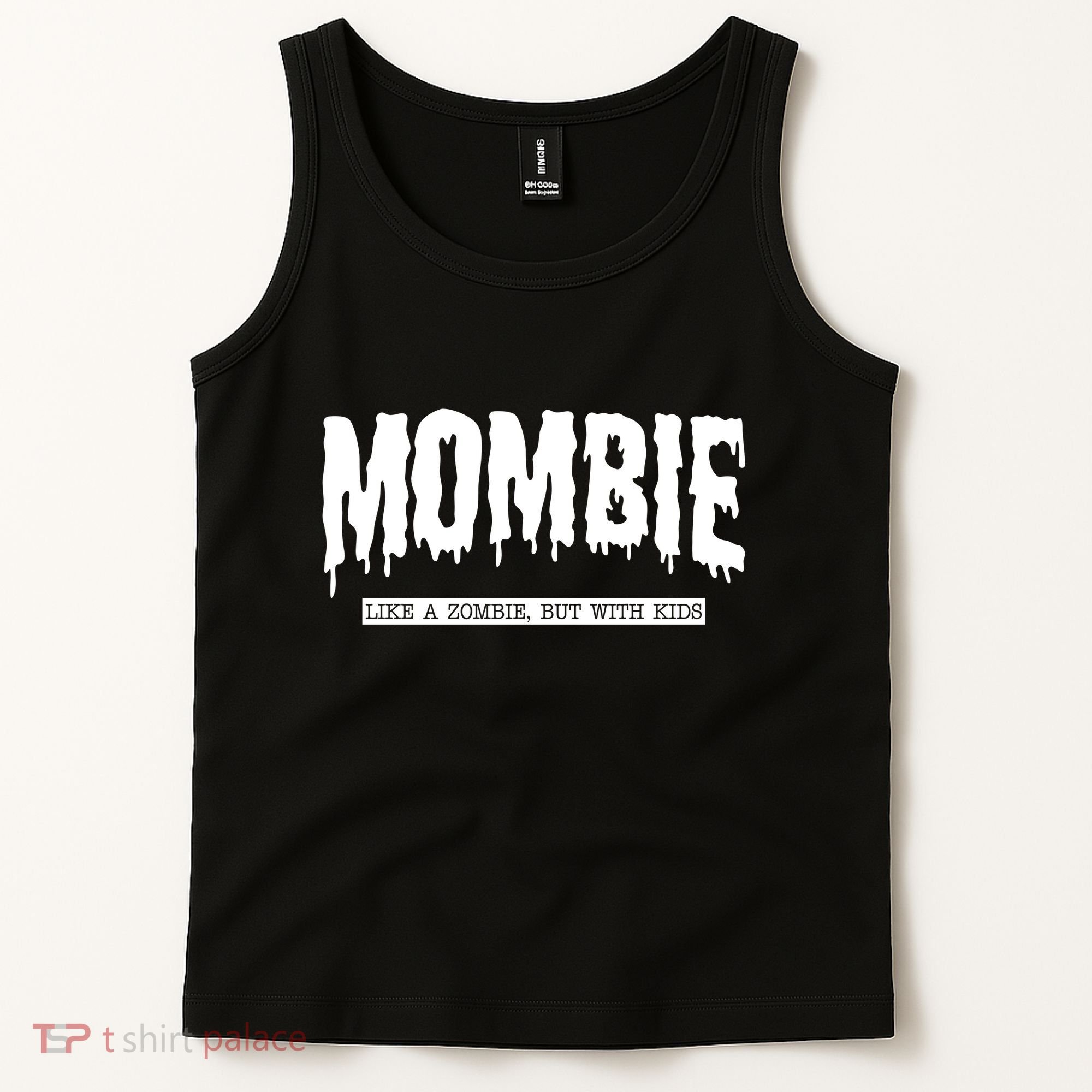 Mombie Like A Zombie But With Kids Funny Halloween Mom Tank Top