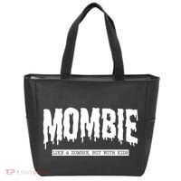 Mombie Like A Zombie But With Kids Funny Halloween Mom Tote Bag thumb 0