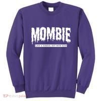 Mombie Like A Zombie But With Kids Funny Halloween Mom Sweatshirt thumb 0