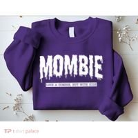 Mombie Like A Zombie But With Kids Funny Halloween Mom Sweatshirt thumb 2
