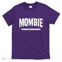 Mombie Like A Zombie But With Kids Funny Halloween Mom T-Shirt thumb 0