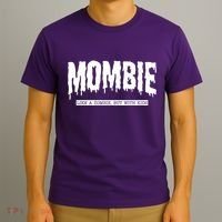 Mombie Like A Zombie But With Kids Funny Halloween Mom T-Shirt thumb 3