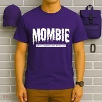 Mombie Like A Zombie But With Kids Funny Halloween Mom T-Shirt thumb 6