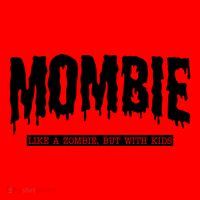 Mombie Like A Zombie But With Kids Funny Halloween Mom Santa Hat thumb 1