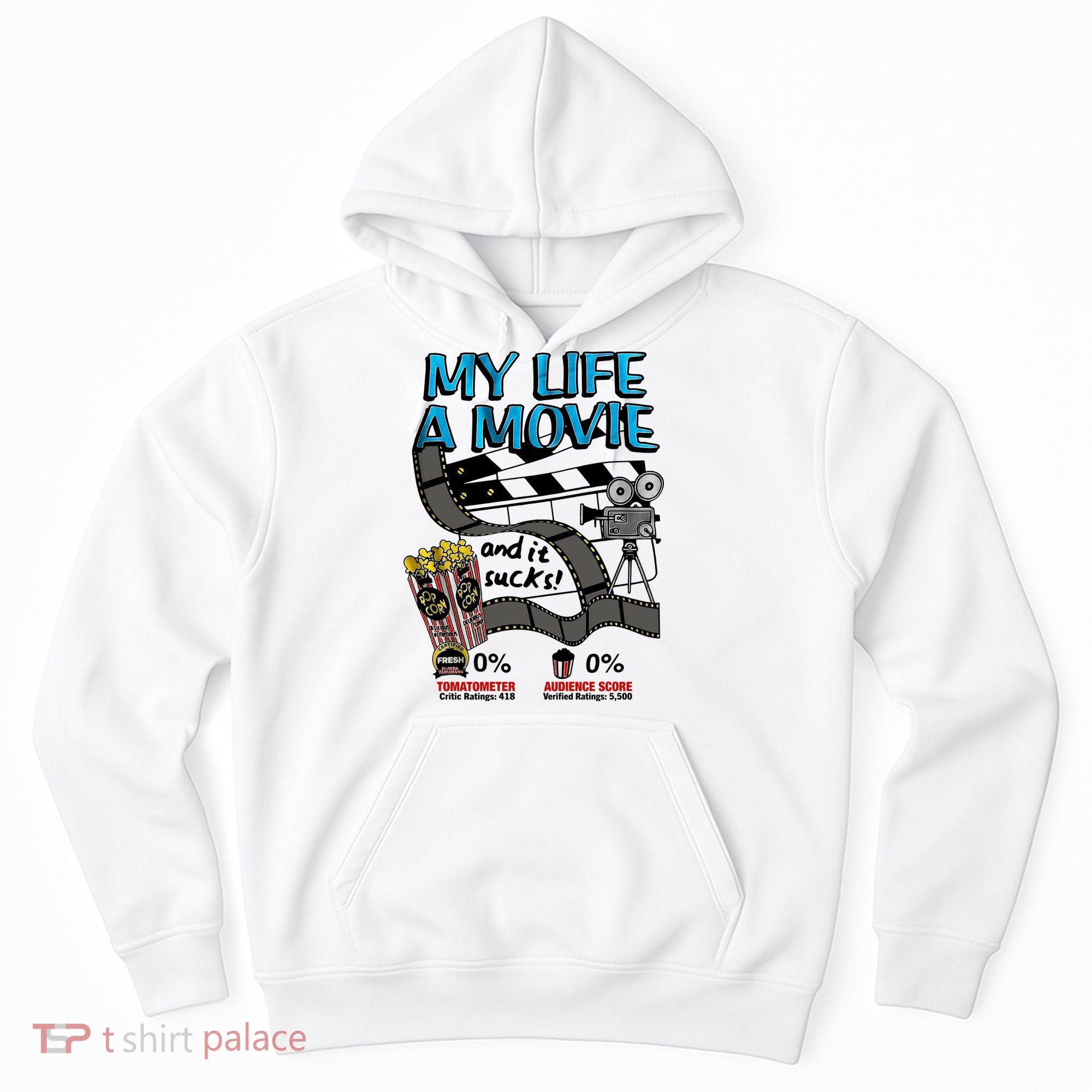 My Life A Movie And It Sucks Movie Life Lover Retro Hoodie