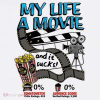 My Life A Movie And It Sucks Movie Life Lover Retro Women's Tank Top thumb 5