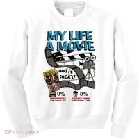 My Life A Movie And It Sucks Movie Life Lover Retro Kids Sweatshirt thumb 0