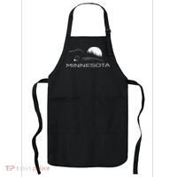 Minnesota Loon And Trees In Moonlight Apron thumb 0