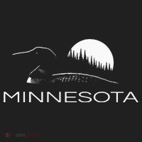 Minnesota Loon And Trees In Moonlight Tumbler thumb 3