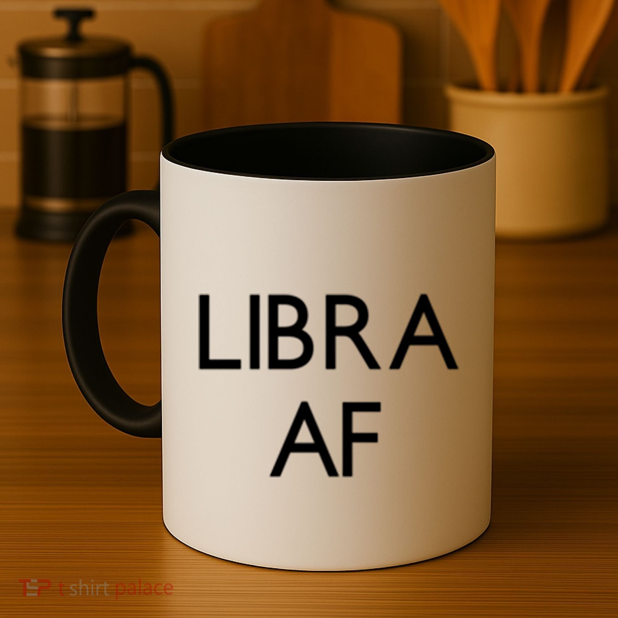 Minimalist Libra Af Gift Astrology Sept October Birthday Gift Coffee Mug