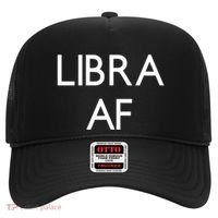 Minimalist Libra Af Gift Astrology Sept October Birthday Gift Hat thumb 0