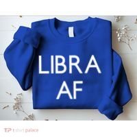 Minimalist Libra Af Gift Astrology Sept October Birthday Gift Sweatshirt thumb 2