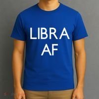 Minimalist Libra Af Gift Astrology Sept October Birthday Gift T-Shirt thumb 3