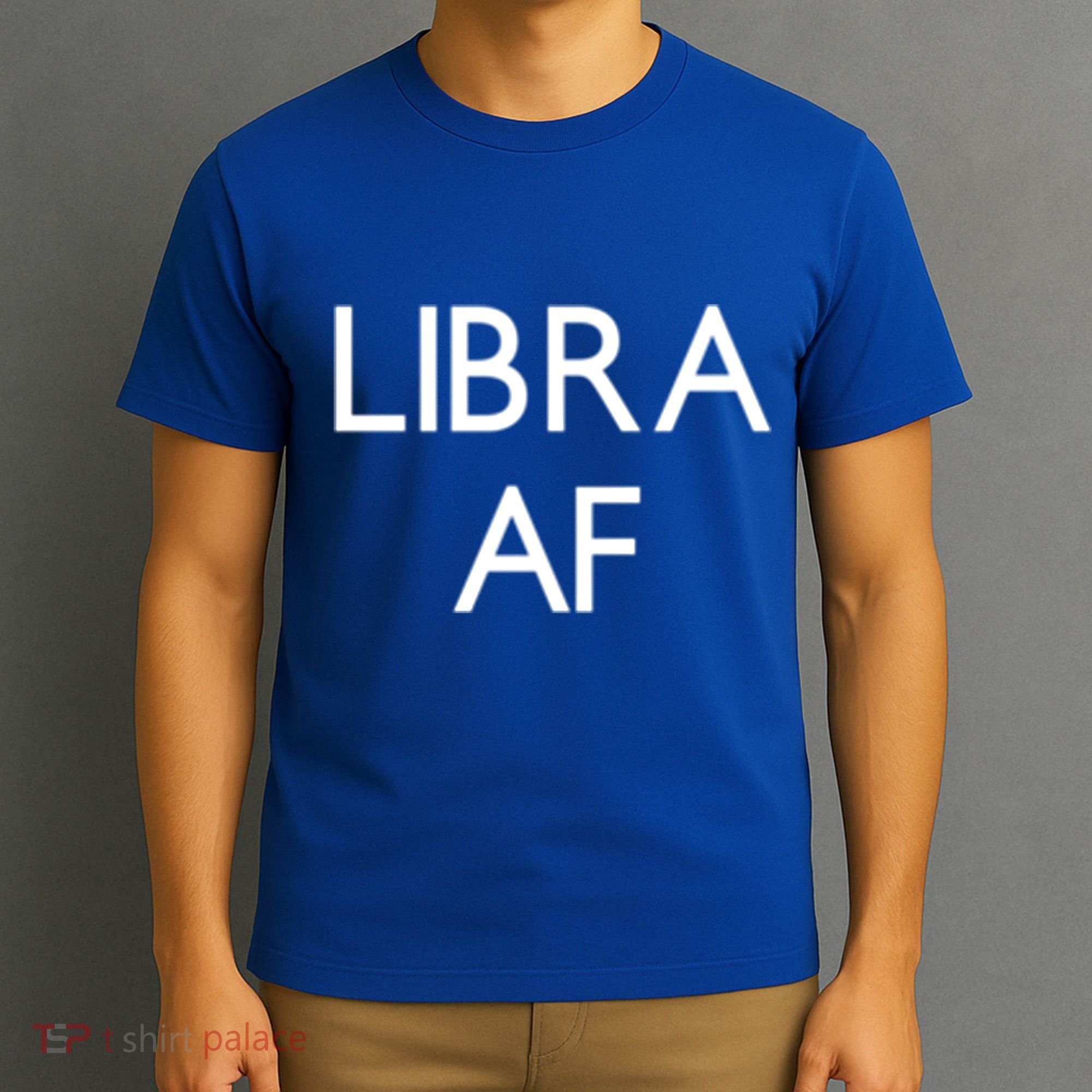 Minimalist Libra Af Gift Astrology Sept October Birthday Gift T-Shirt