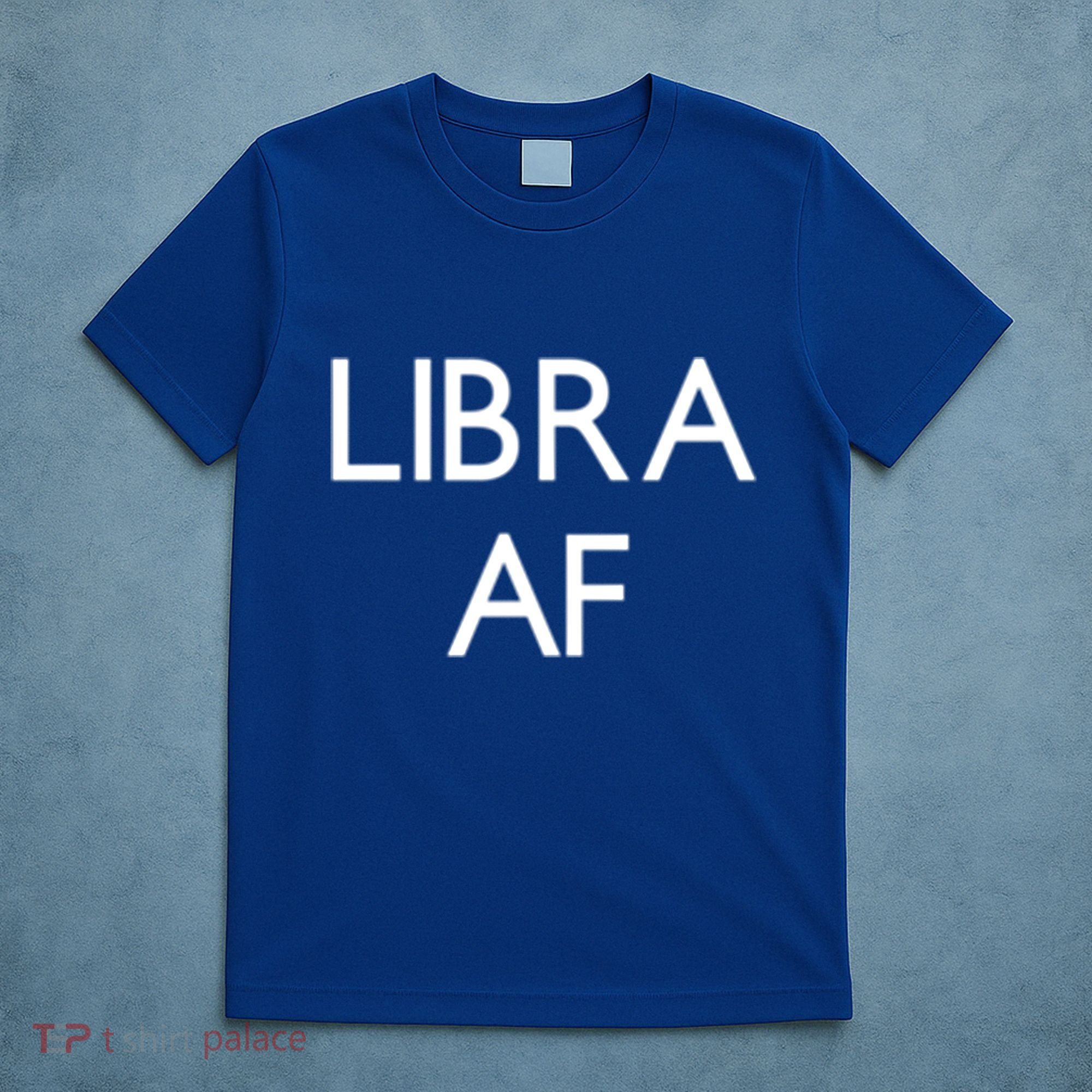 Minimalist Libra Af Gift Astrology Sept October Birthday Gift T-Shirt