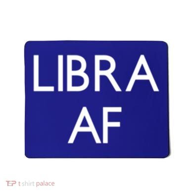 Minimalist Libra Af Gift Astrology Sept October Birthday Gift Mousepad