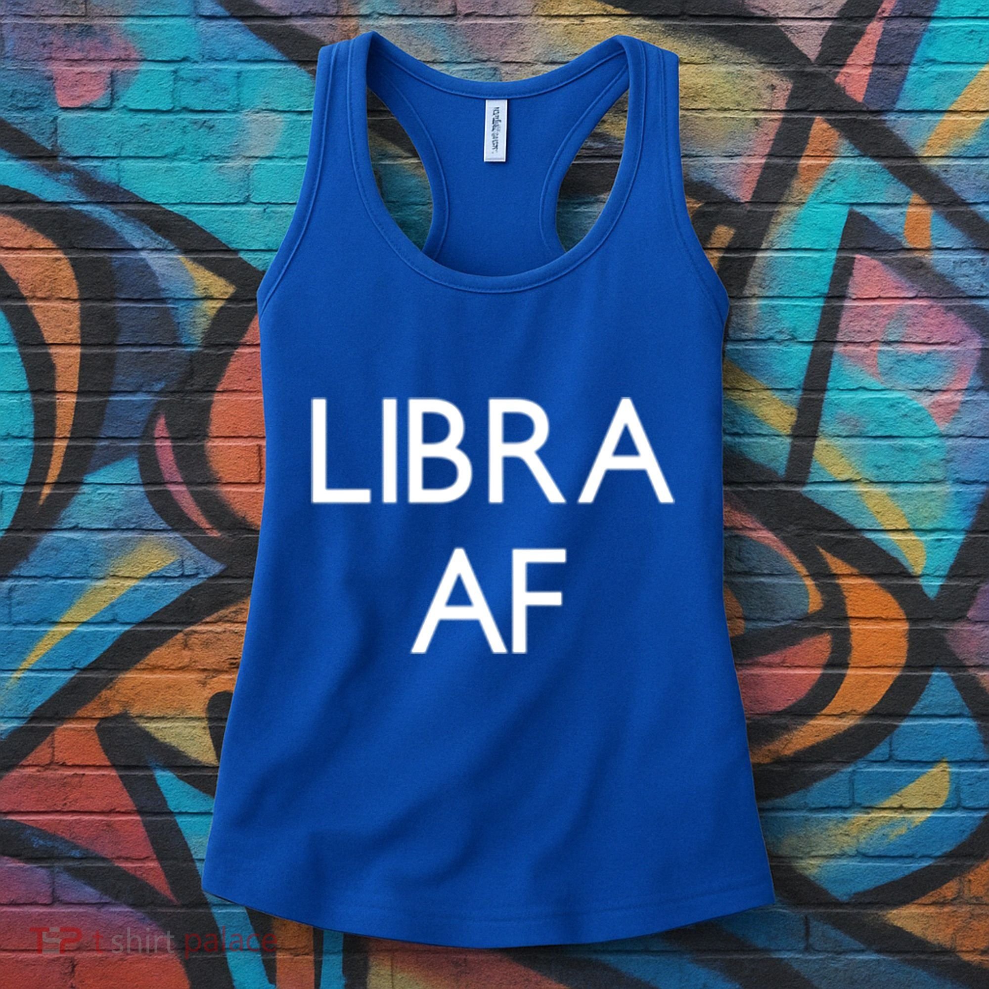 Minimalist Libra Af Gift Astrology Sept October Birthday Gift Women's Tank Top