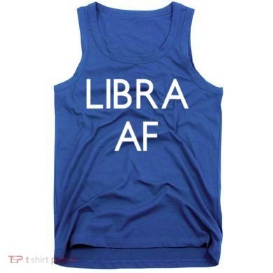 Minimalist Libra Af Gift Astrology Sept October Birthday Gift Tank Top