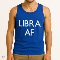 Minimalist Libra Af Gift Astrology Sept October Birthday Gift Tank Top thumb 3