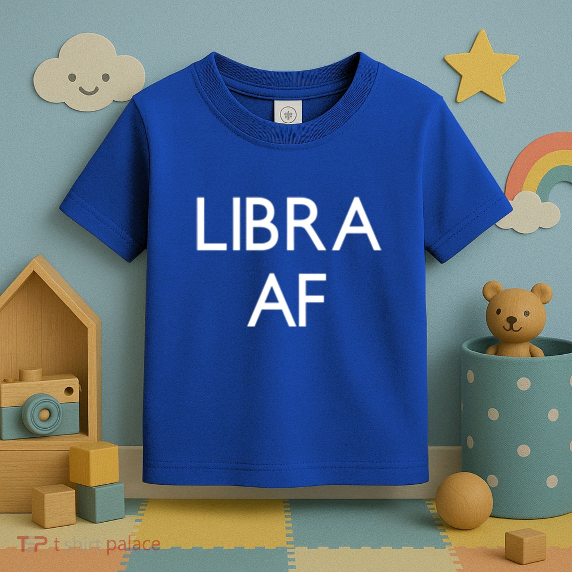 Minimalist Libra Af Gift Astrology Sept October Birthday Gift Toddler T-Shirt