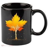 Maple Leaf Autumn Tree Orange Fall Leaves Season 11oz C Handle Ceramic Mug thumb 0