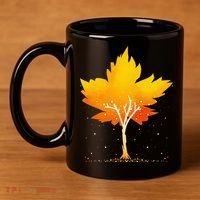 Maple Leaf Autumn Tree Orange Fall Leaves Season 11oz C Handle Ceramic Mug thumb 4