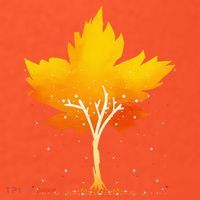 Maple Leaf Autumn Tree Orange Fall Leaves Season Coaster thumb 2