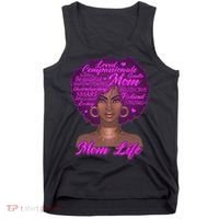 Mom Life African American Black Woman Tank Top thumb 0