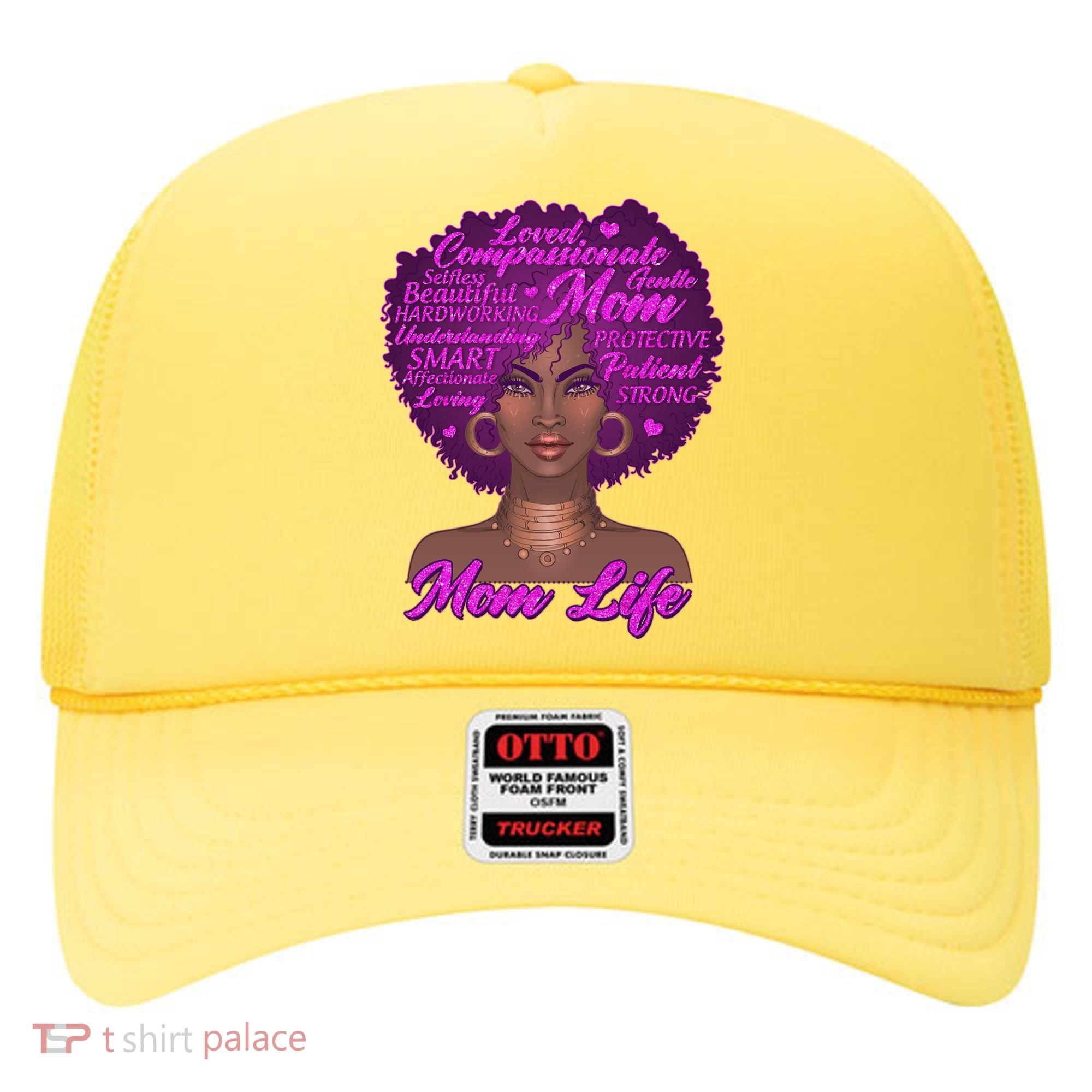 Mom Life African American Black Woman Hat
