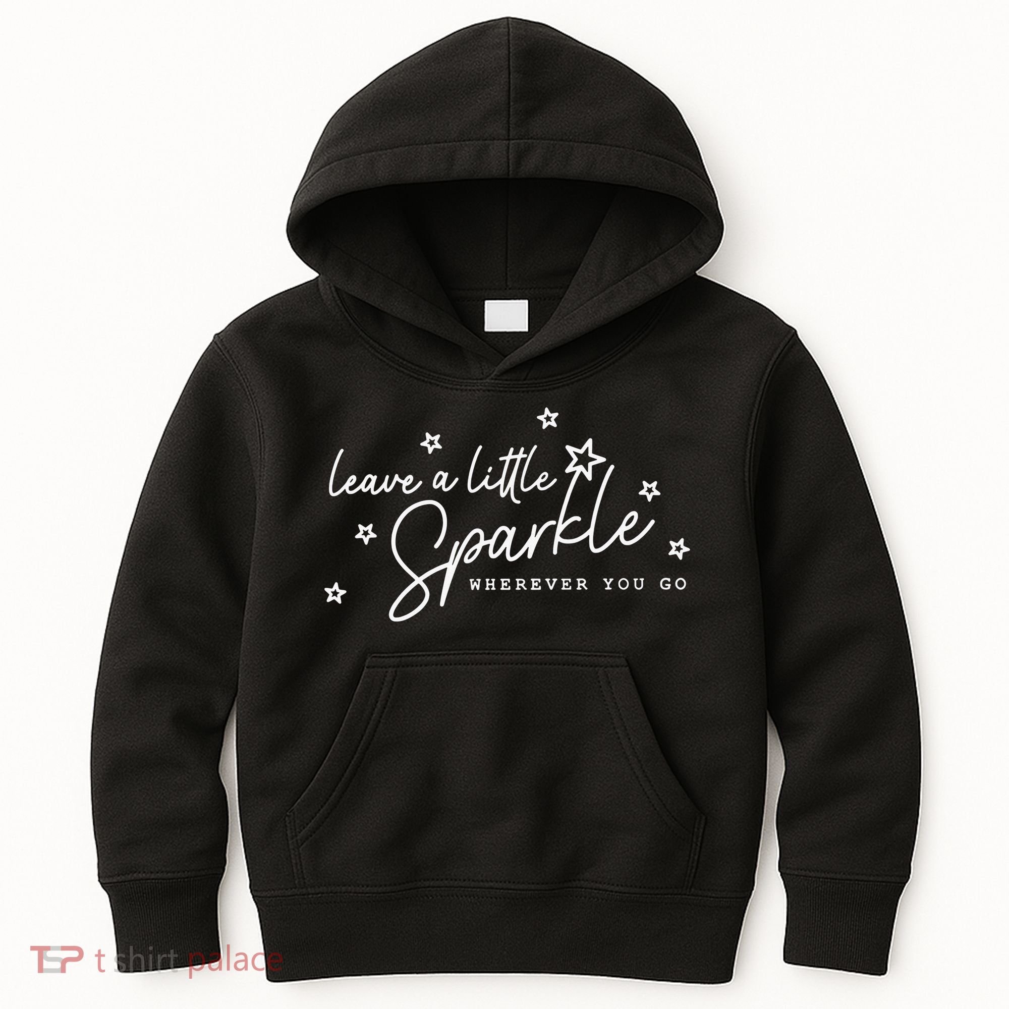 Motivational Leave A Little Sparkle Wherever You Go Kids Hoodie