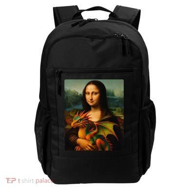 Mona Lisa And Her Pet Dragon Backpack