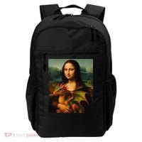 Mona Lisa And Her Pet Dragon Backpack thumb 0