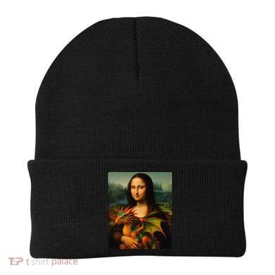 Mona Lisa And Her Pet Dragon Beanie