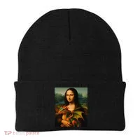 Mona Lisa And Her Pet Dragon Beanie thumb 0