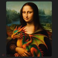 Mona Lisa And Her Pet Dragon Tumbler thumb 3