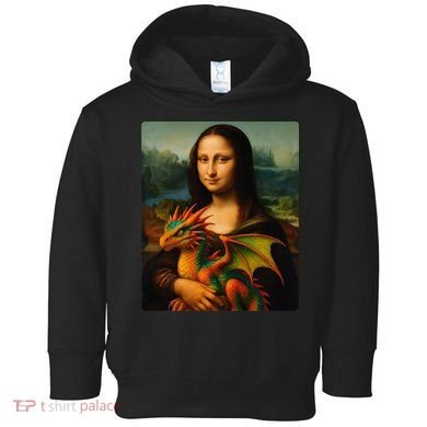 Mona Lisa And Her Pet Dragon Toddler Hoodie