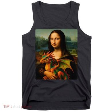 Mona Lisa And Her Pet Dragon Tank Top