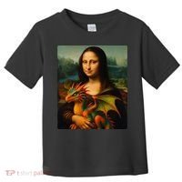 Mona Lisa And Her Pet Dragon Toddler T-Shirt thumb 0