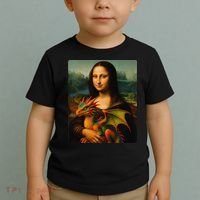 Mona Lisa And Her Pet Dragon Toddler T-Shirt thumb 2
