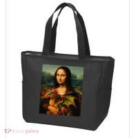 Mona Lisa And Her Pet Dragon Tote Bag thumb 3